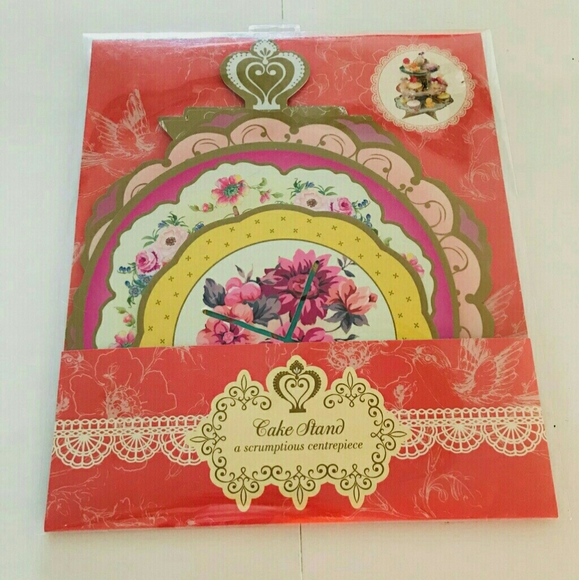 Printed Card 3 Tier Reversable Cake Stand - Picture 8 of 9